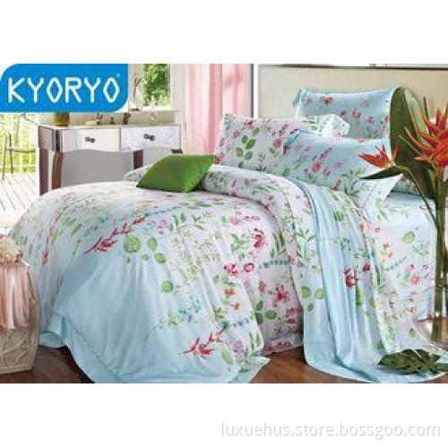 Durable Home Bedroom 4ps Cotton Bedding Sets / Floral Beddi